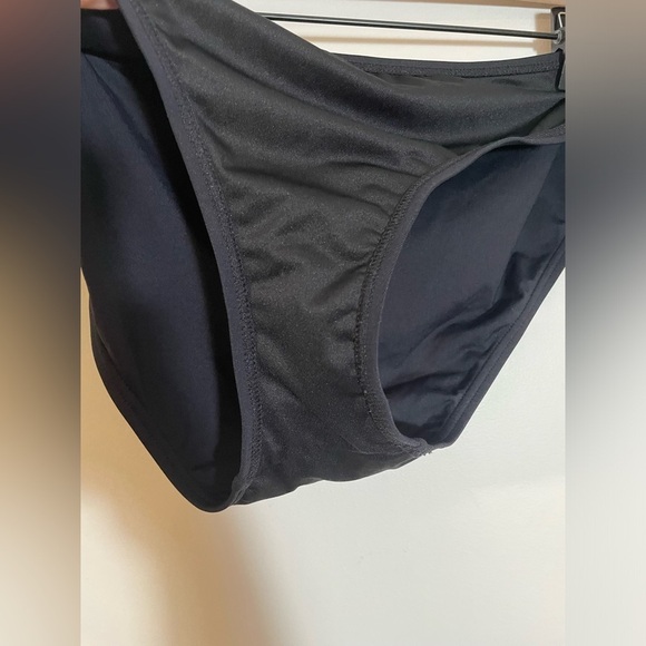 Anne Cole Live In Color Side Tie Black Swim Bottoms Size Large Beach 🏝️ ☀️ - Picture 7 of 7